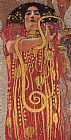 Gustav Klimt Hygieia (detail from Medicine) painting